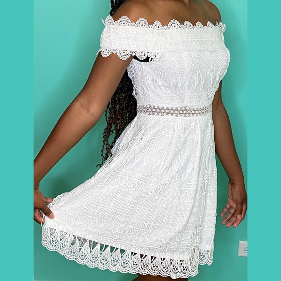 White Strapless Dress - Special Occasion - Picture 3 of 6